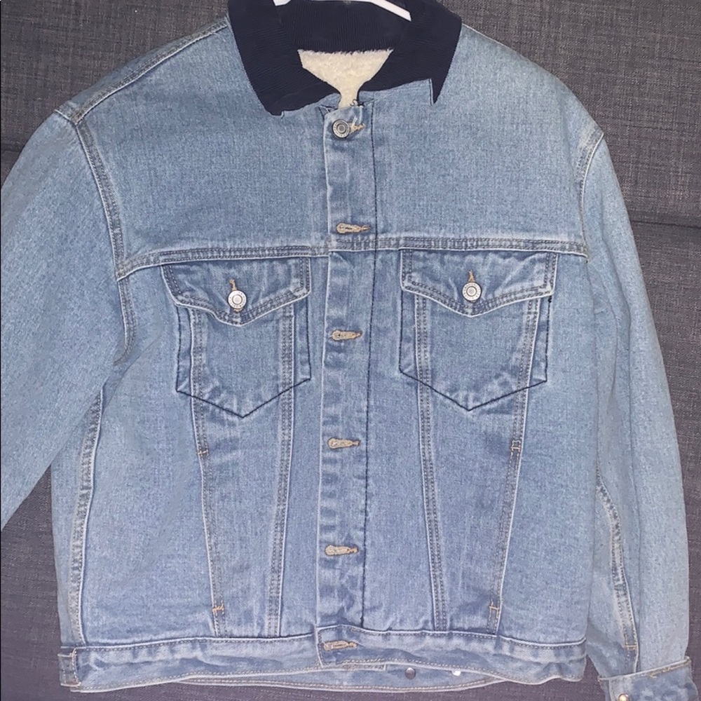 Lined Denim Jacket - image 1